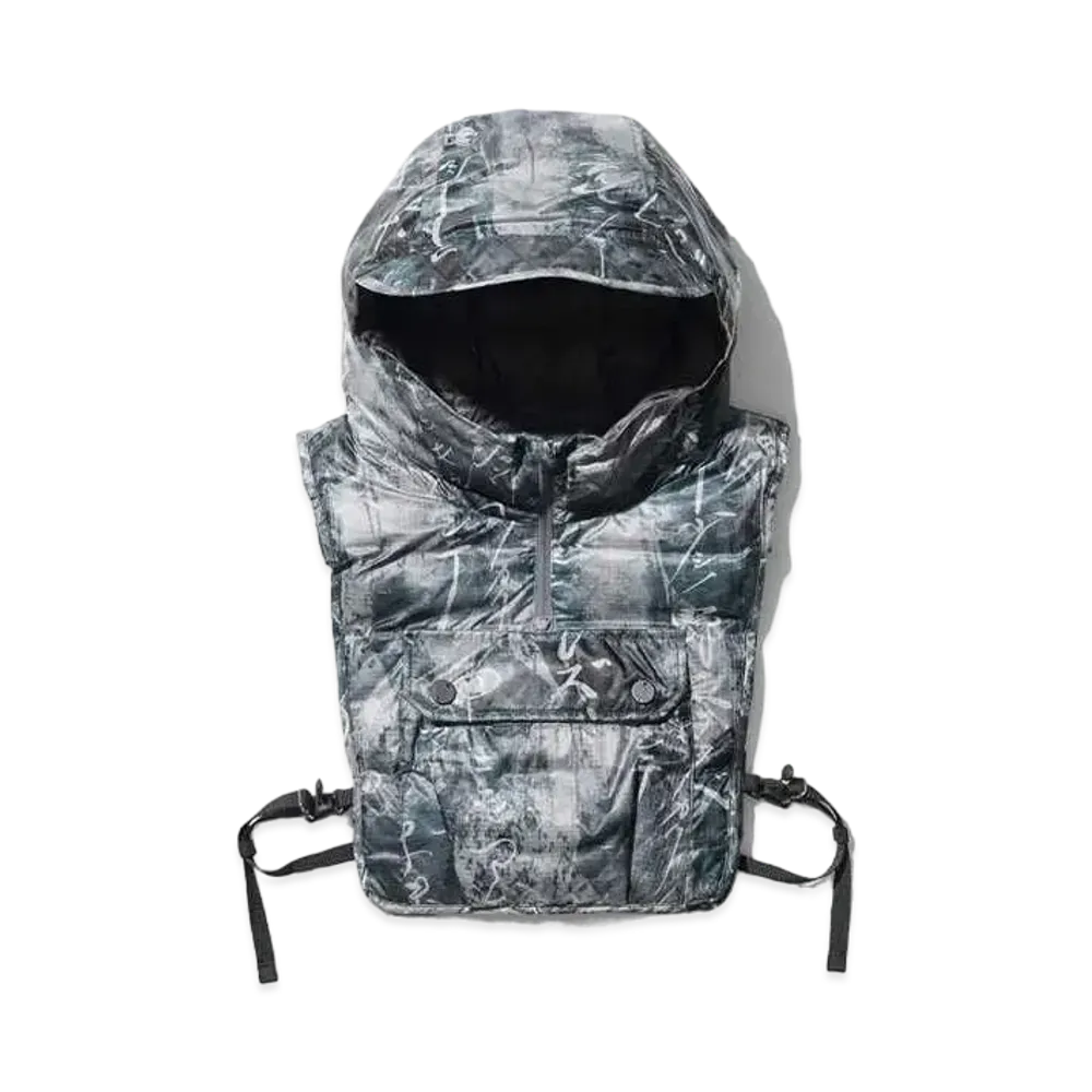 Snow Peak x TOKYO DESIGN STUDIO New Balance Winter Down Hooded Vest "Grey"
