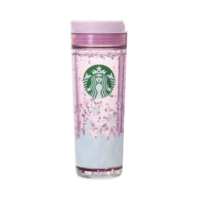 STARBUCKS Water In Tumbler Shimaenaga 473Ml "Pink"