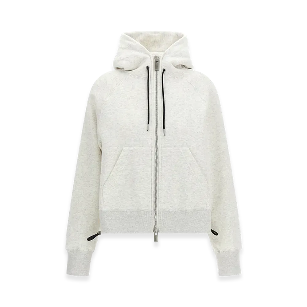 sacai Women's Cotton Hoodie "White"