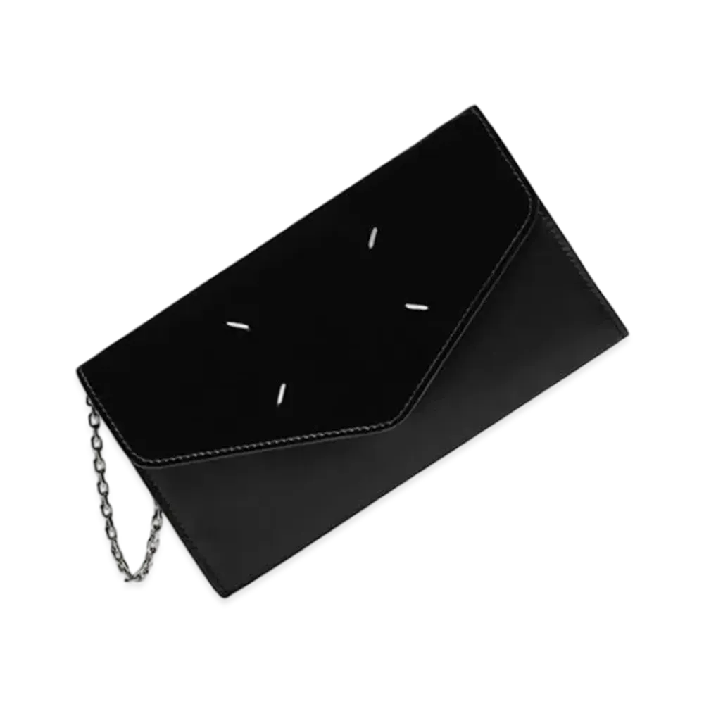 Maison Margiela Four Stitches Chain Wallet "Black"