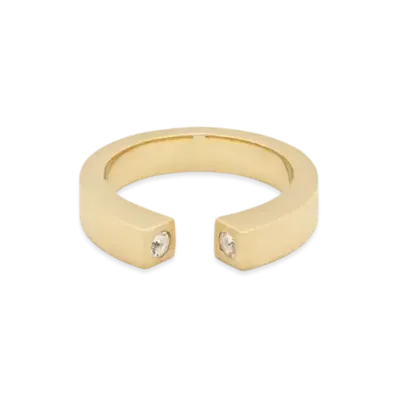 TOMWOOD Split Ring Diamond "Gold"