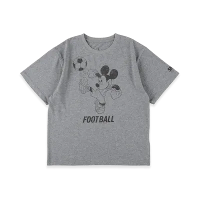 WIND AND SEA x SMOOTHY Football Kids S/S Tee "Gray"