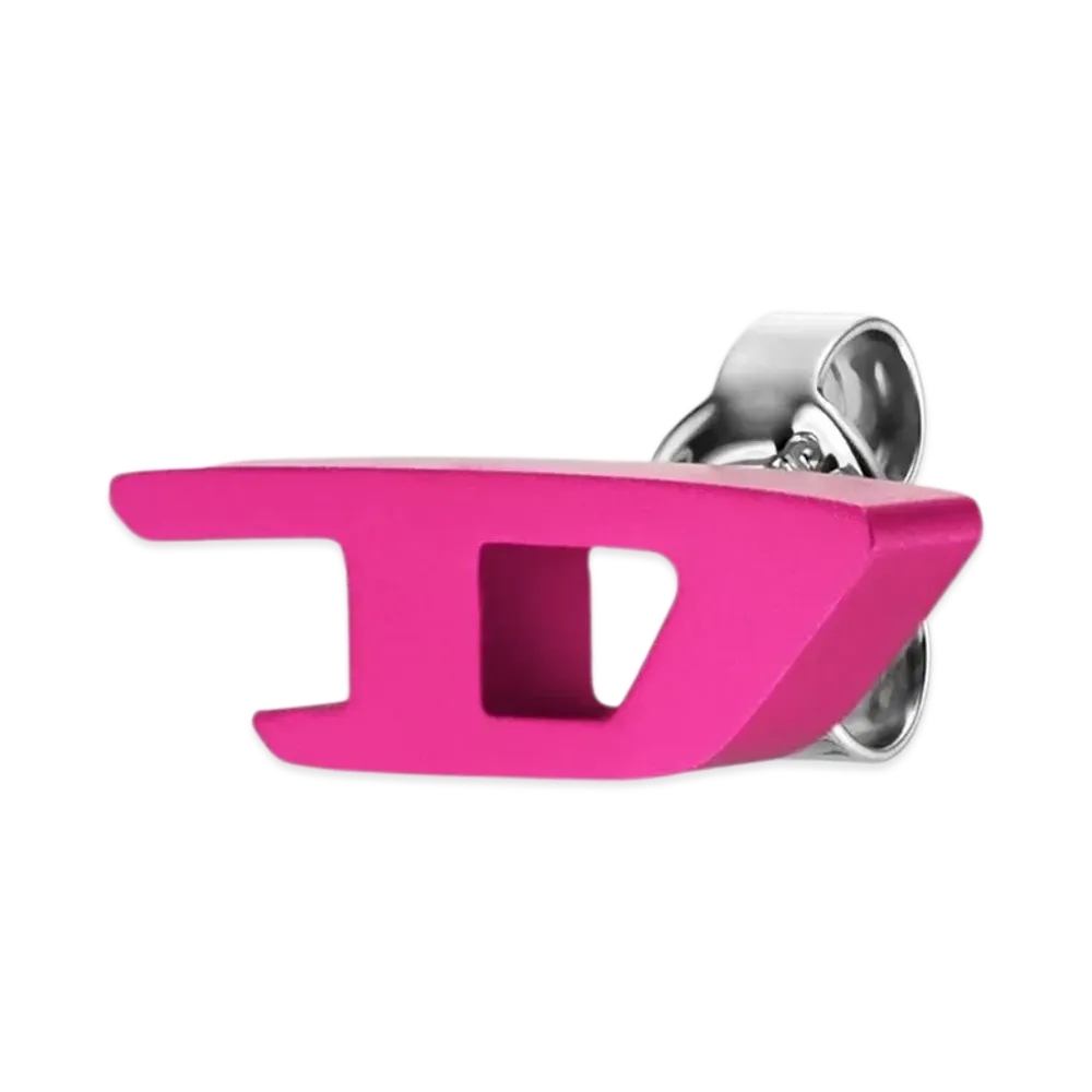 Diesel Dx1503 Pink Aluminum Stud Earring "Pink White"