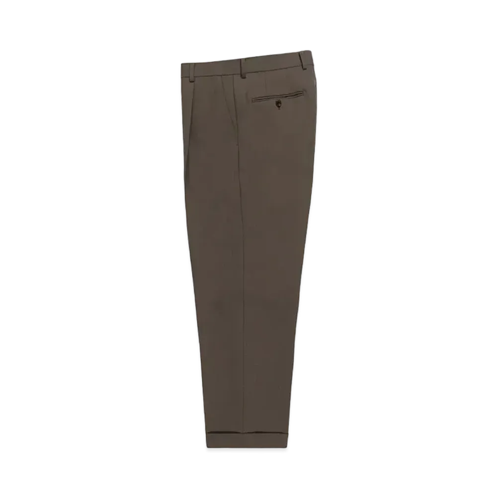 WACKO MARIA x DORMEUIL / Pleated Trousers (Type-2) "Gray"