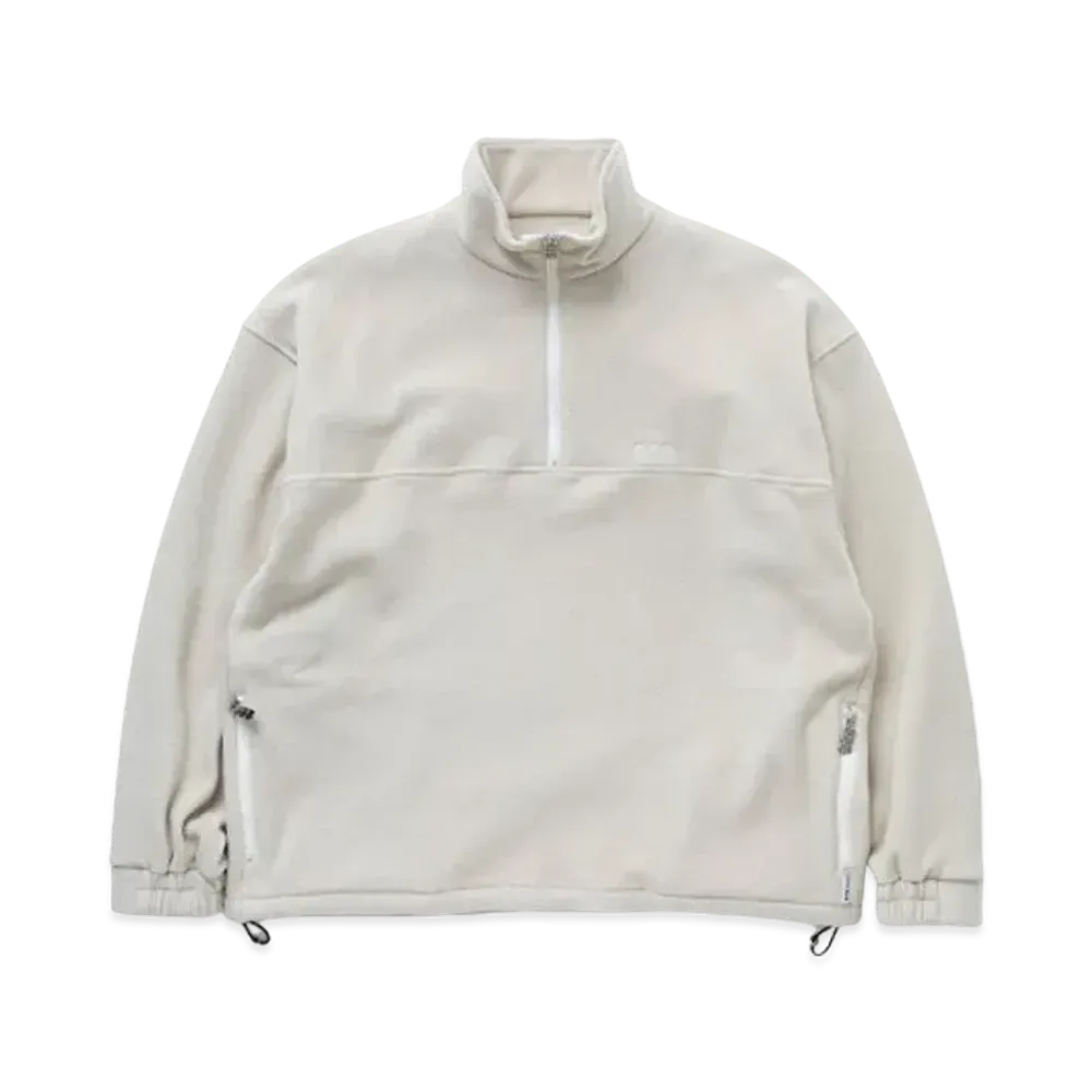 TTT MSW Fleece Pullover Zipup Jacket "Off White"
