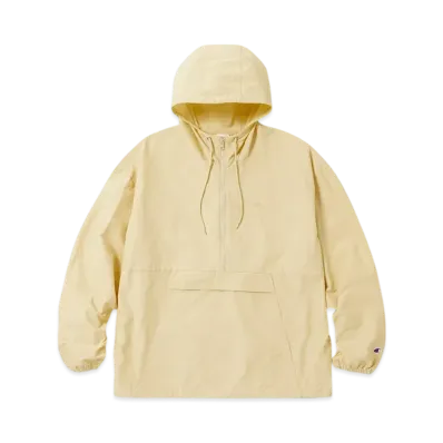 Champion Hooded Anorak Jacket 25SS "Bleach Beige"