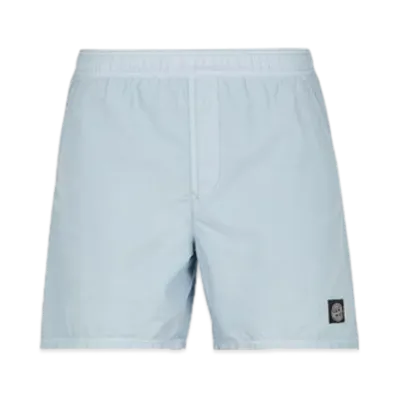 Stone Island B0946 Brushed Nylon Regular Fit Swim Trunks - 24SS "Sky Blue"