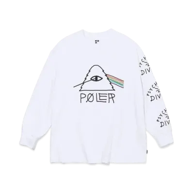 POLeR Psychedelic Fit LS Tee "White"
