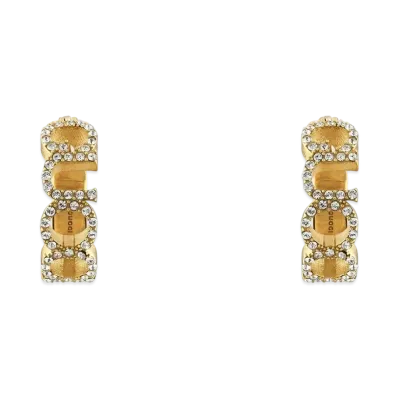 GUCCI Letter Hoop Earrings