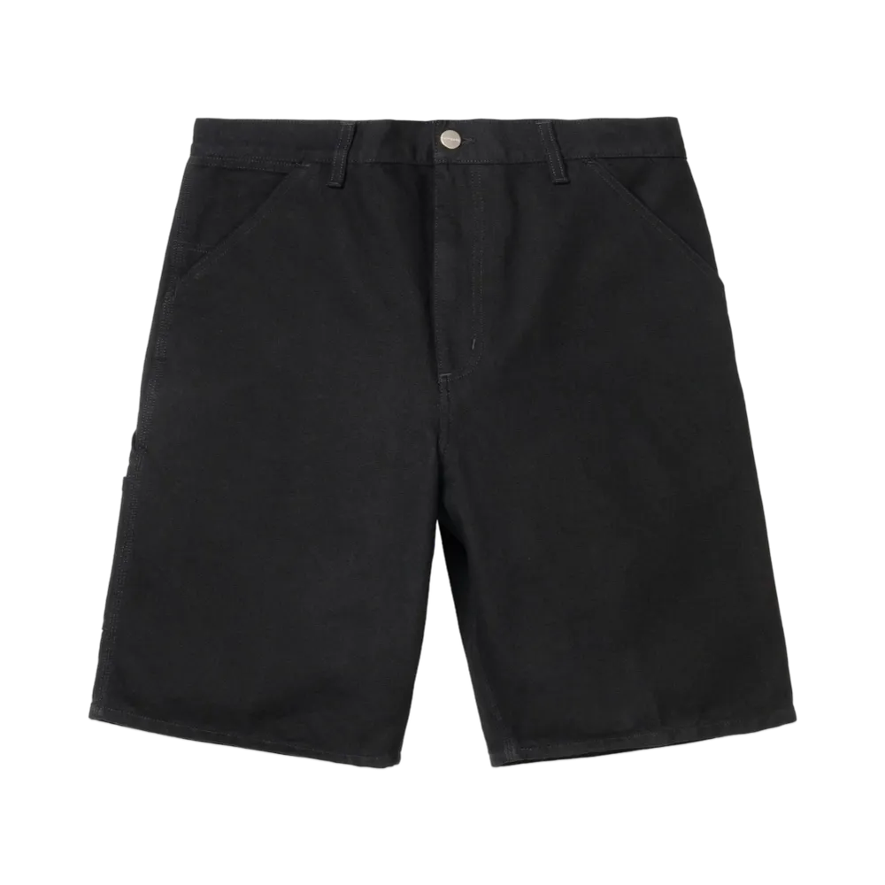 Carhartt WIP Single Knee Short "Black(Rinsed)"