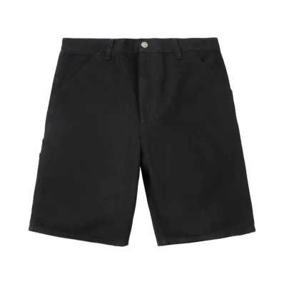 Carhartt WIP Single Knee Short "Black(Rinsed)"