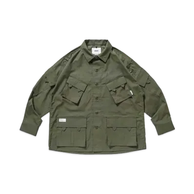 WTAPS Modular / LS / Cotton. Ripstop "Olive Drab"