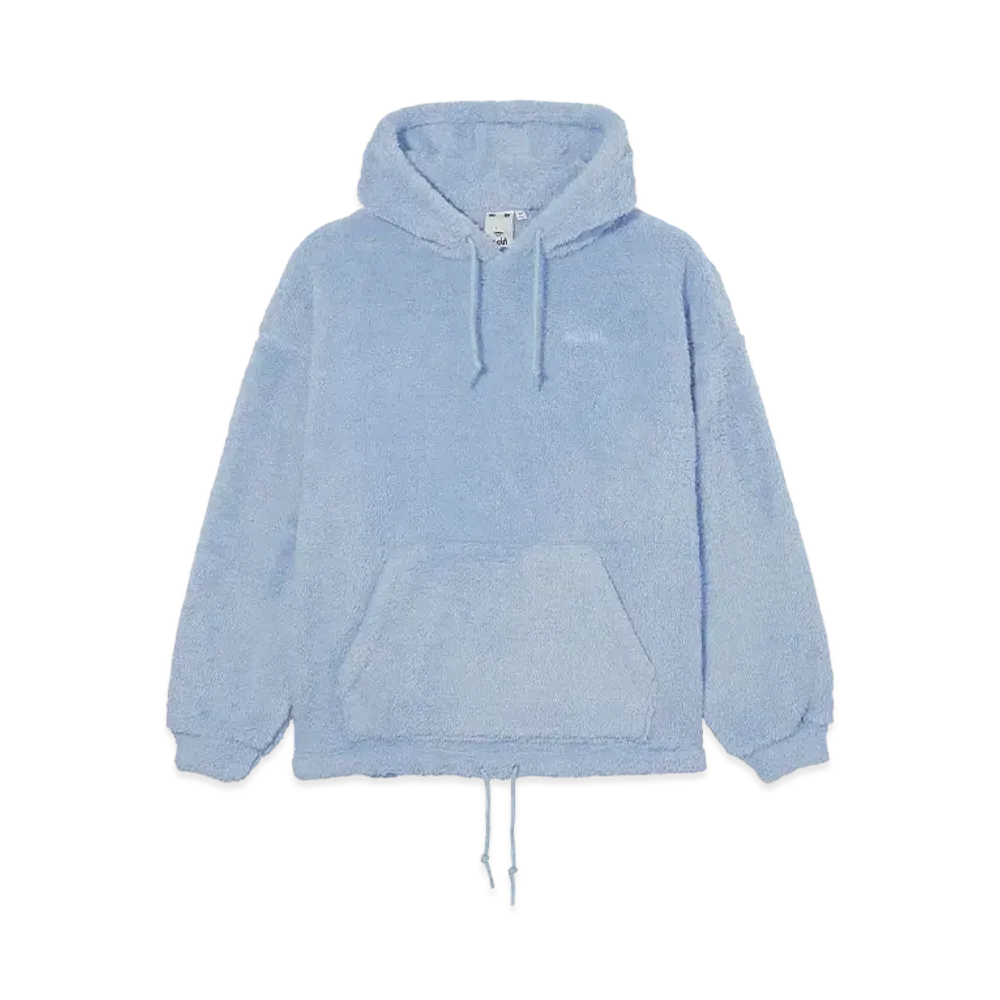 X-Girl Fluffy Hoodie "Ltblue"