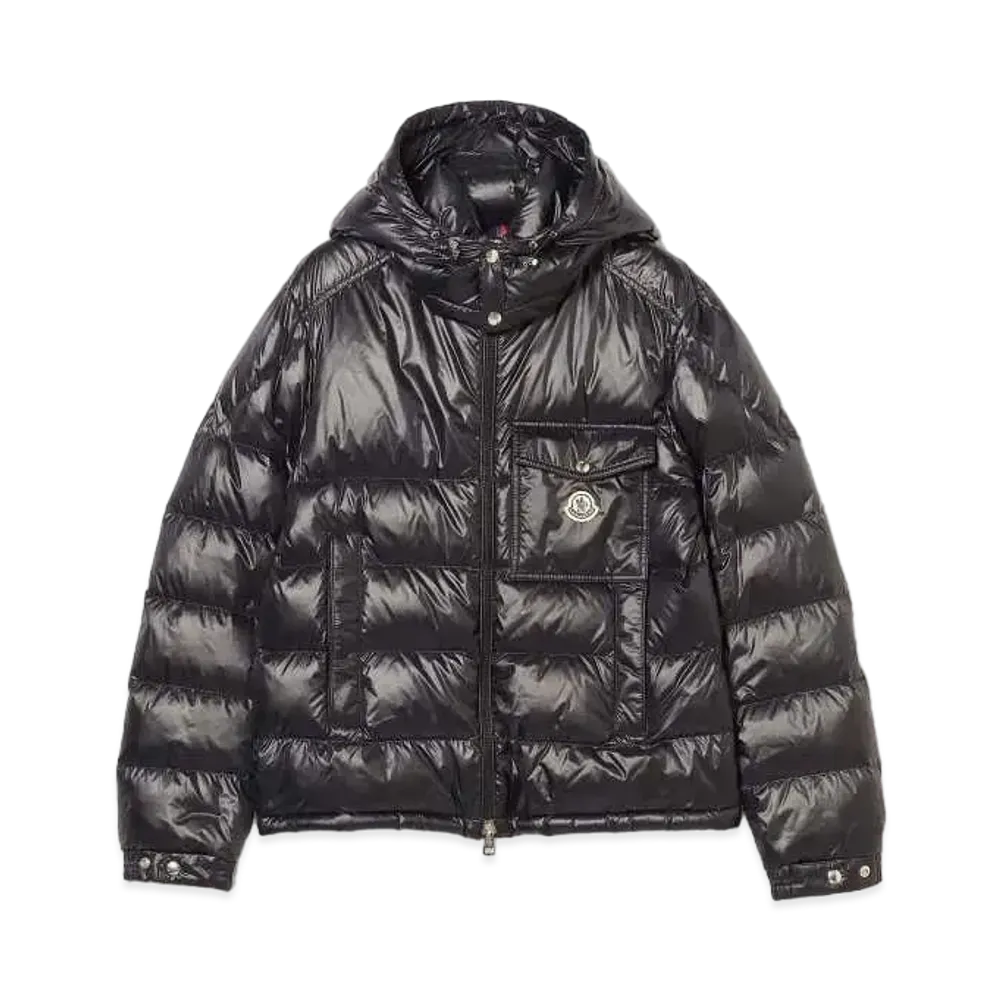 MONCLER Wollaston Hooded Down Jacket "Black"