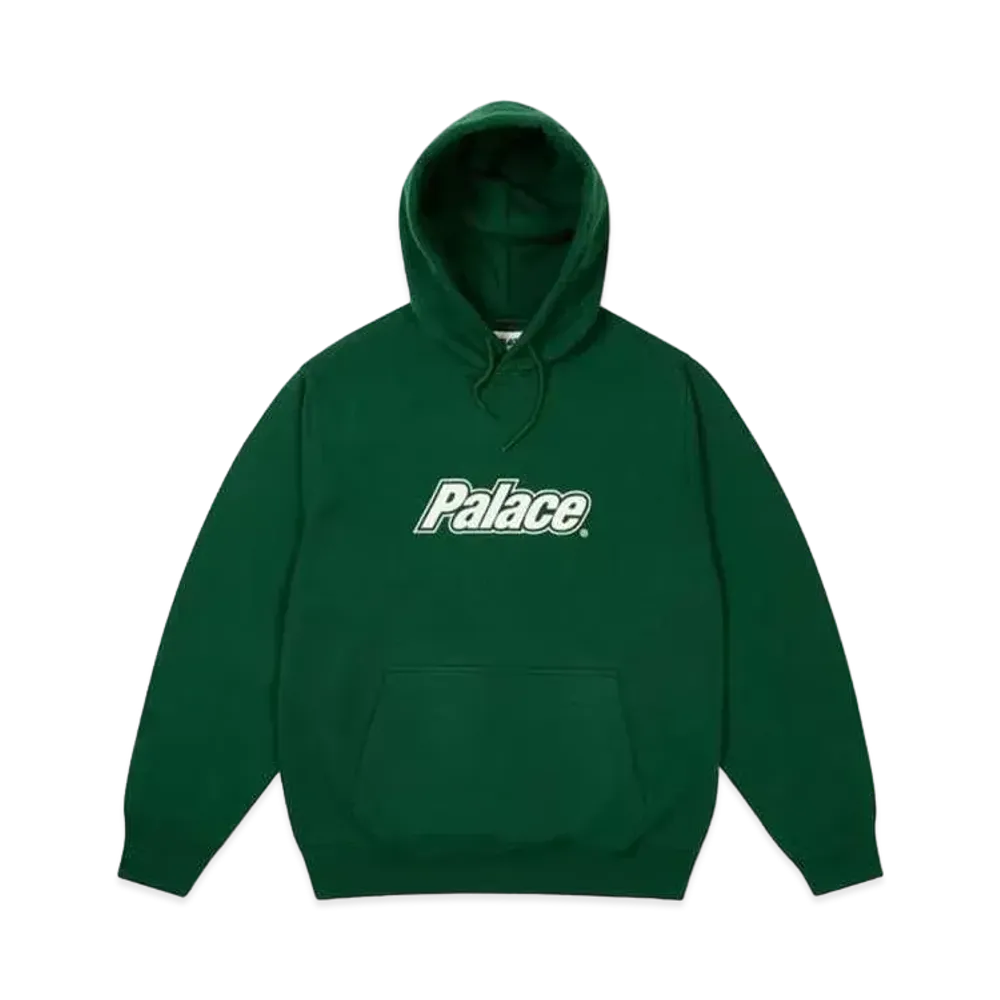 PALACE Border Logo Hood "Green"