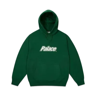 PALACE Border Logo Hood "Green"