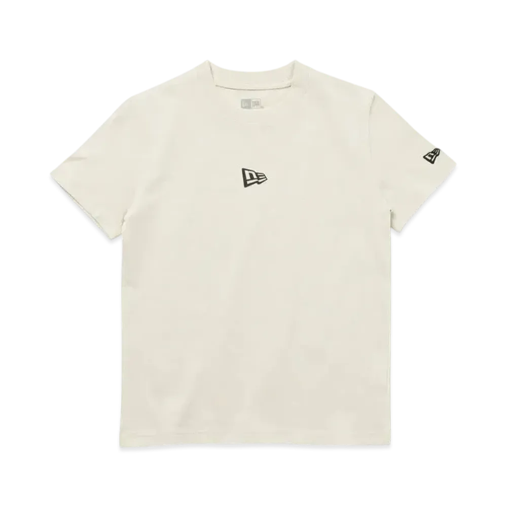 NEW ERA Youth Short Sleeve Cotton T-shirt Flag Logo Mini "Stone"