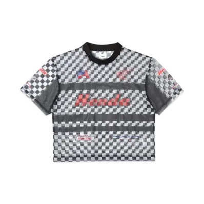 atmos pink x HONDA Racing See-through T-shirt "Check"