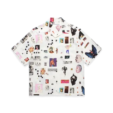 WACKO MARIA Hawaiian Shirt "White"