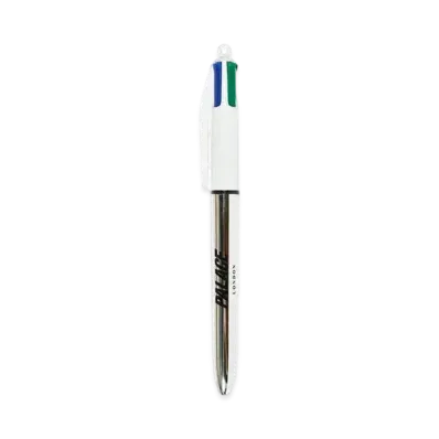PALACE Bic 4 Colour Pen "Silver / White"