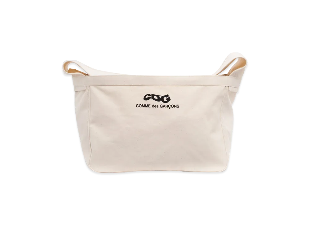 COMME des GARCONS CDG Cotton Canvas Postman Bag With Small Logo COMME des GARCONS CDG Cotton Canvas Postman Bag With Small Logo