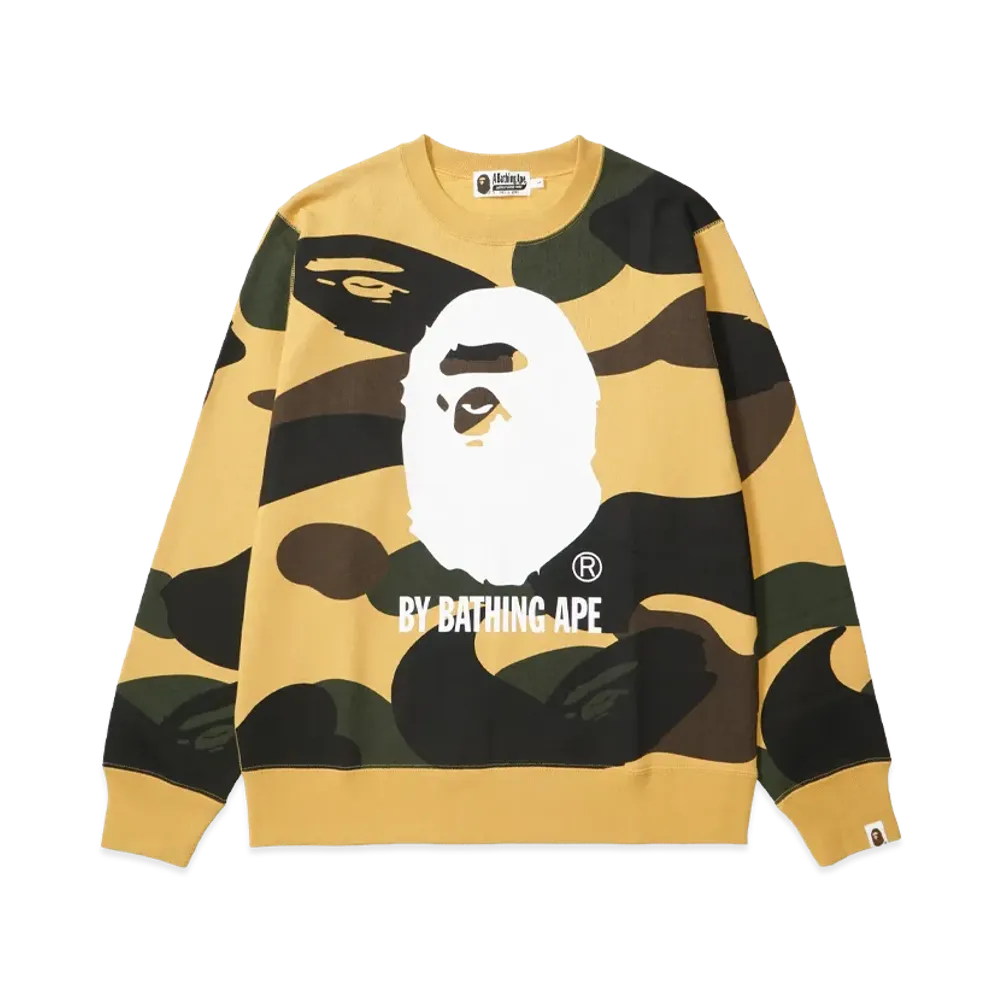 A BATHING APE x Disney Donald Duck College Relaxed Fit Crewneck