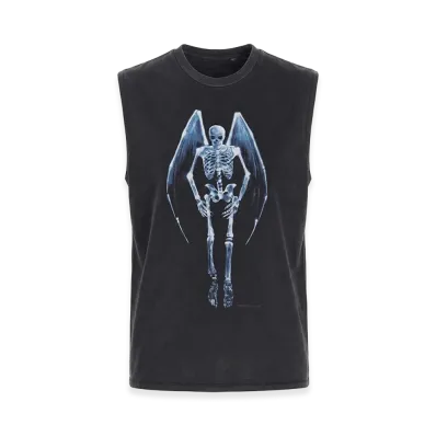 OUR LEGACY Sleeveless T-Shirts "Black"
