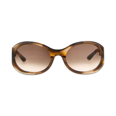 GUCCI Women's Round Sunglasses "Animalprint"