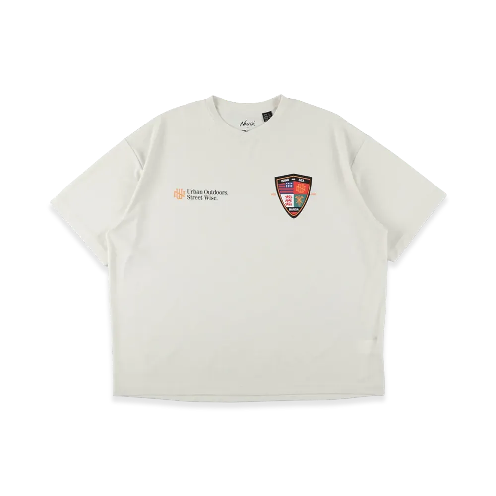 WIND AND SEA x NANGA Power Dry Emblem Tee "White"