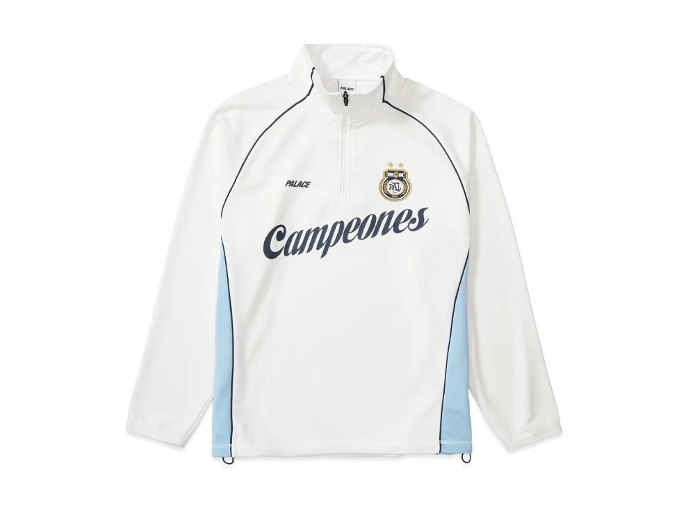 PALACE Copa 1 4 Zip Techy Fleece "White"