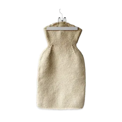 FUMIKA UCHIDA Hand Knitted Bare Dress "Ivory"