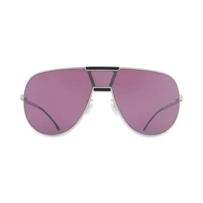 RIMOWA x MYKITA - Visor MR005 Aviator Sunshield "Silver/Black"
