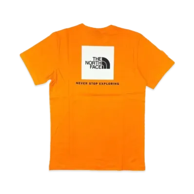 The North Face M SS Boxnse Tee "Orange"