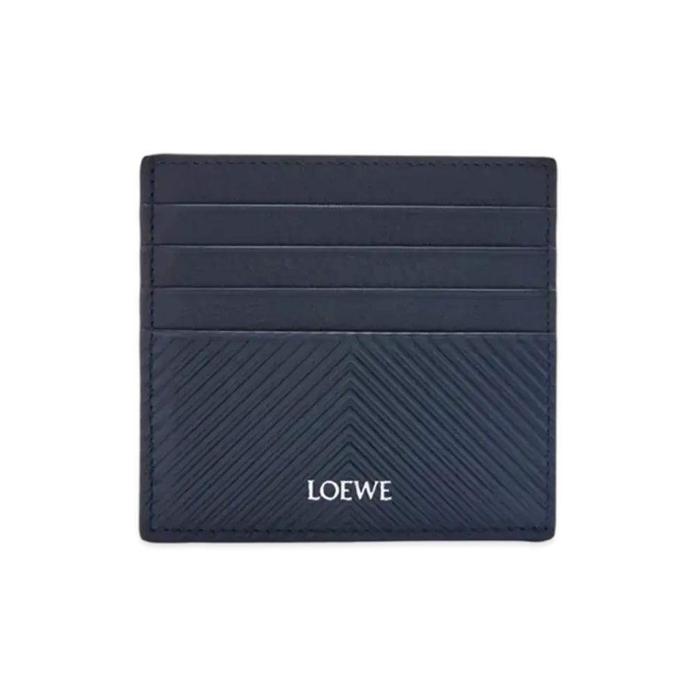 LOEWE Open Card Holder "Deep Navy"