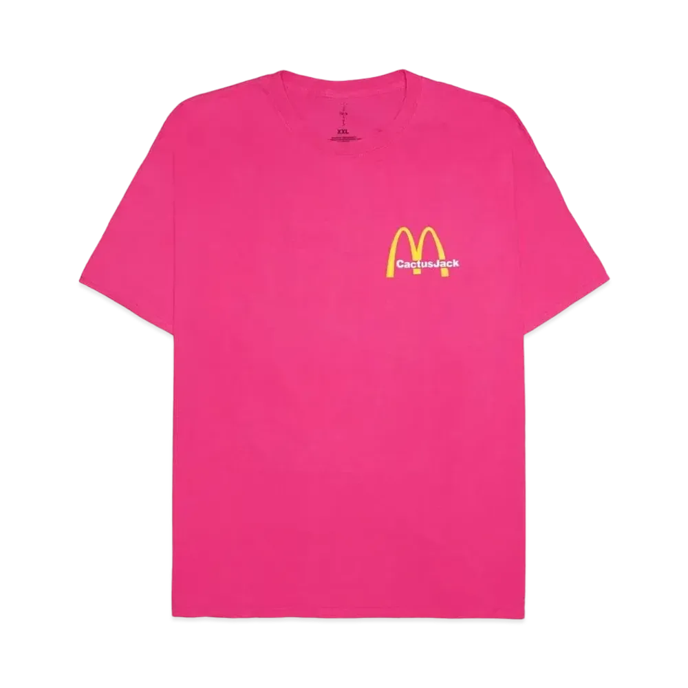 Travis Scott Cactus Jack x McDonald's Vintage Action Figure II T-Shirt "Pink"