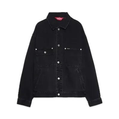 Supreme Denim Chore Trucker Jacket "Black"