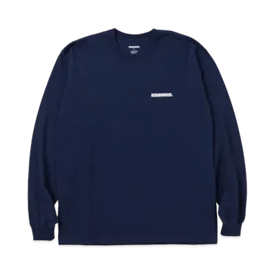 NEIGHBORHOOD NH . Tee LS-12 "Navy"