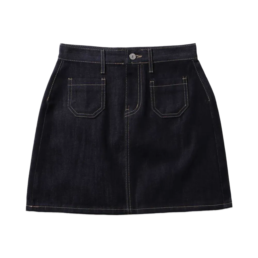 atmos pink Denim Mini Skirt "Denim"