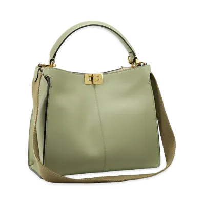 FENDI Women's Handbag (with shoulder strap) Peekaboo X-Lite Regular "Mandorlo"