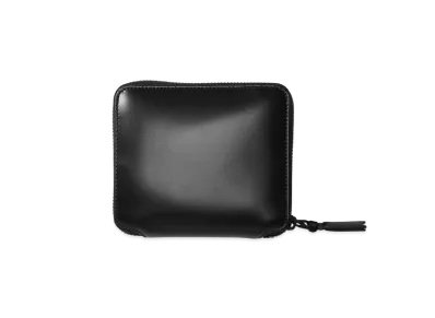 COMME des GARCONS Wallet Very Black Bifold Wallet with Coin Purse "Black"