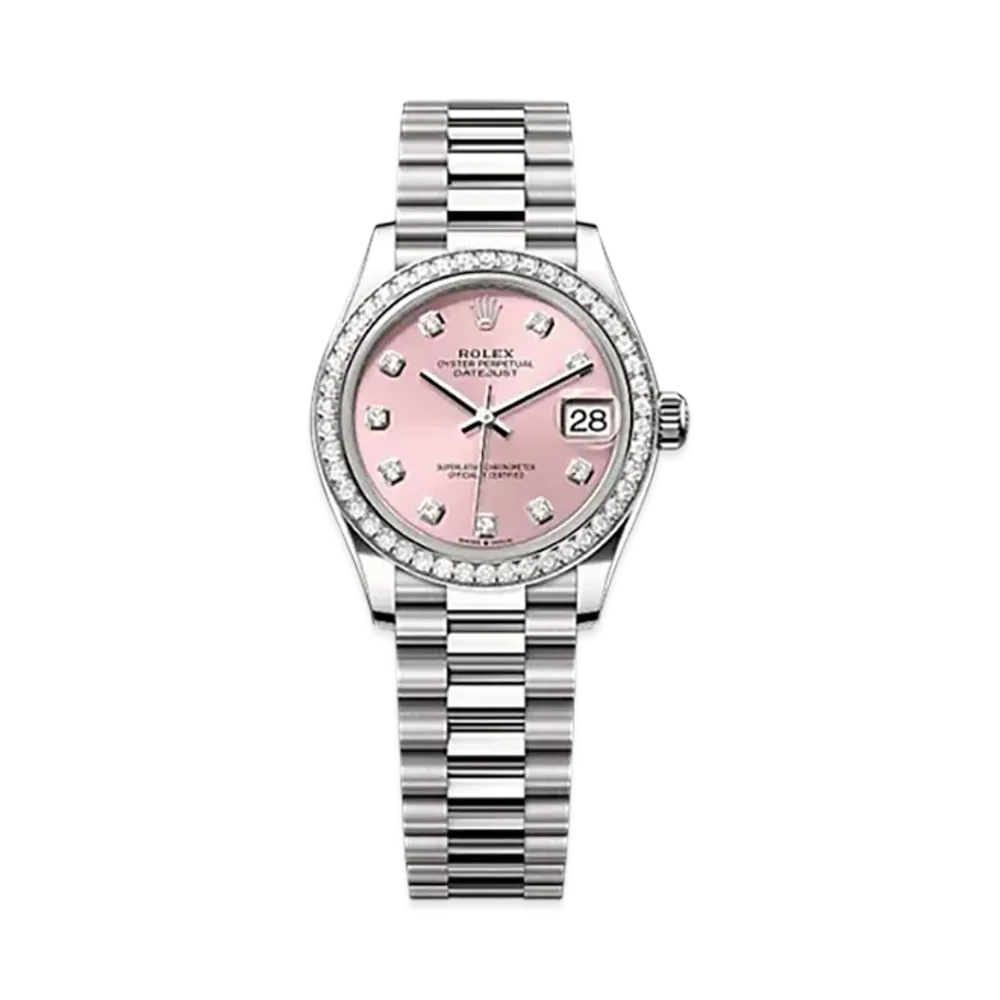 ROLEX Datejust 31mm White Gold Diamond 278289RBR "Pink"