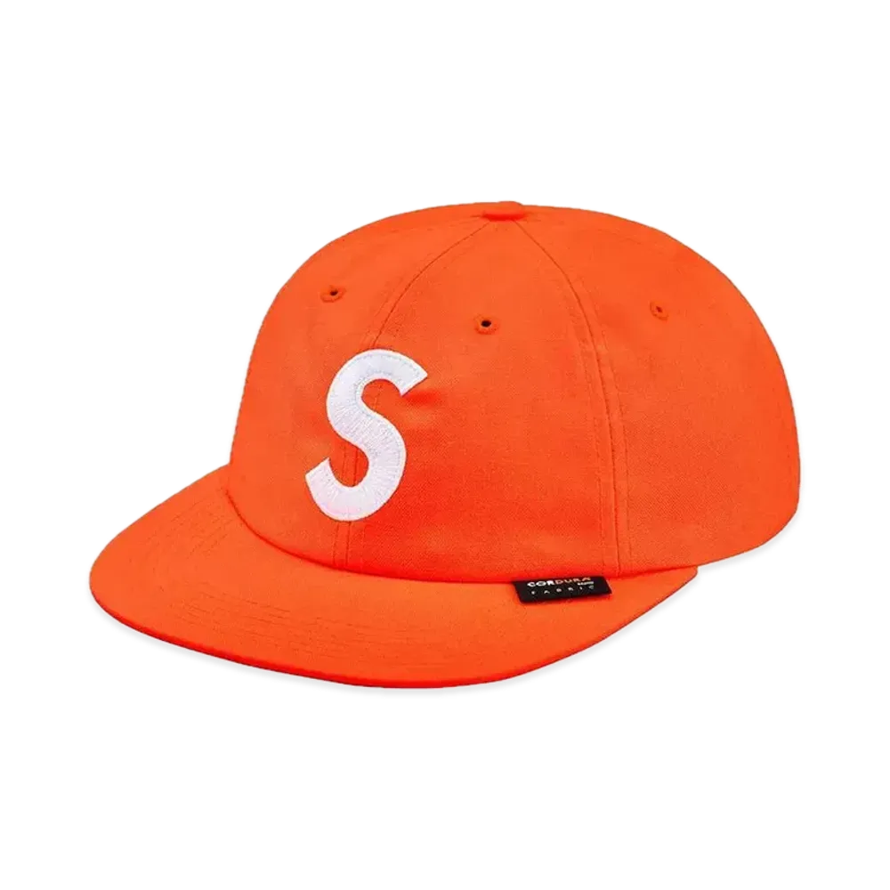 Supreme Cordura S Logo 6-Panel "Neon Orange"
