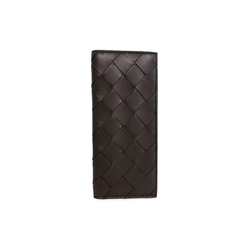 Bottega Veneta Maxi Intrecciato Lambskin Bi-fold Wallet "Fondant"