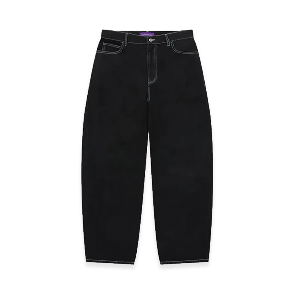 BlackEyePatch Stencil Logo Extra Baggy Jeans "Black"