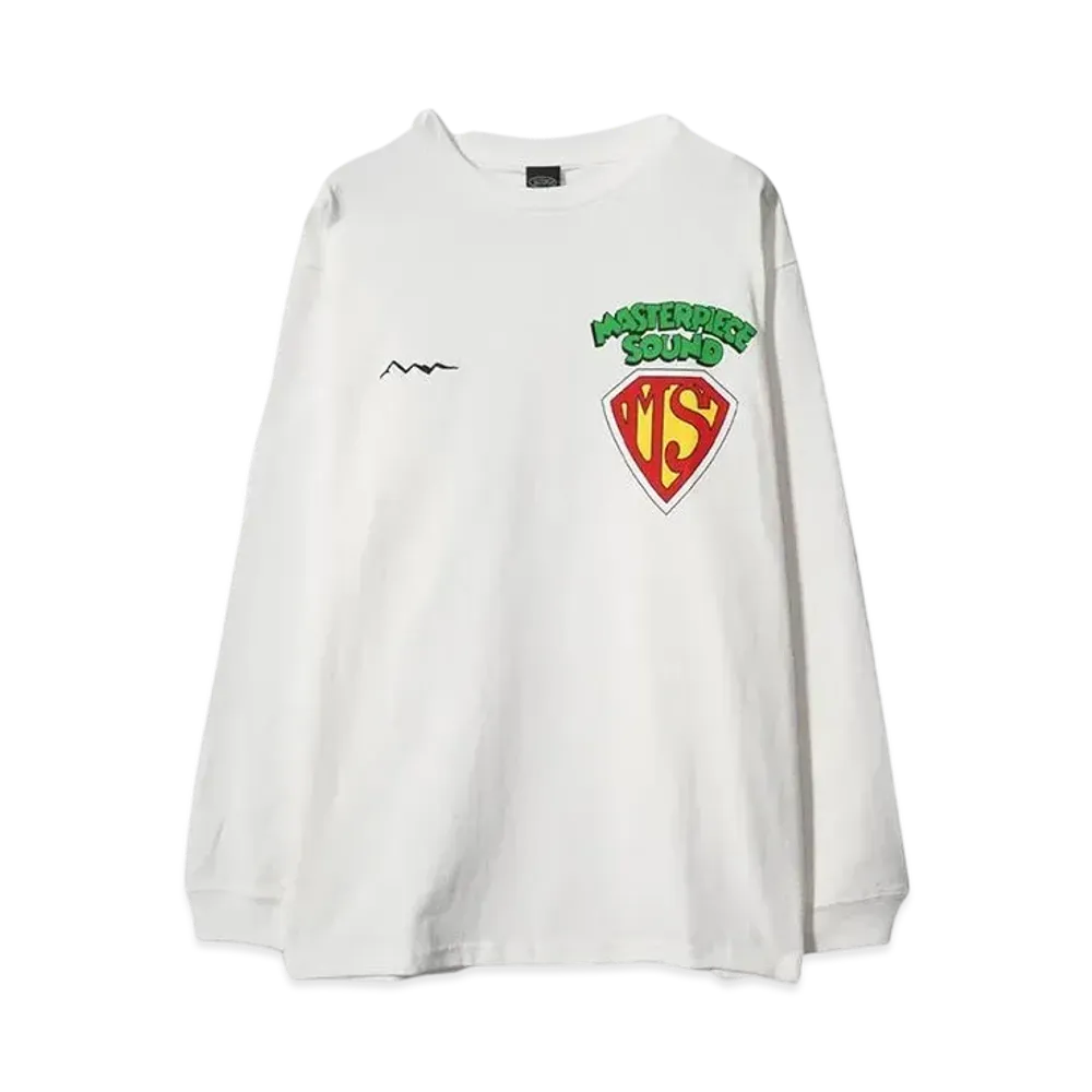 MANASTASH MASTERPIECE SOUND L/S TEE"WHITE"