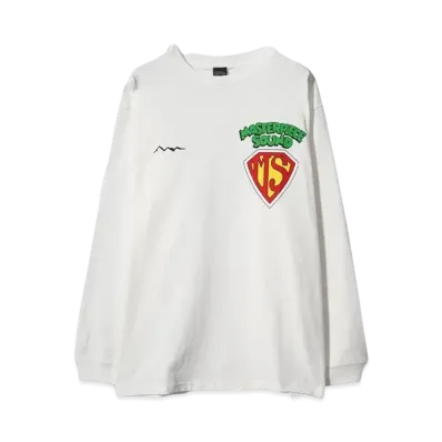 MANASTASH MASTERPIECE SOUND L/S TEE"WHITE"