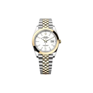 ROLEX Datejust 41 Oystersteel "White"