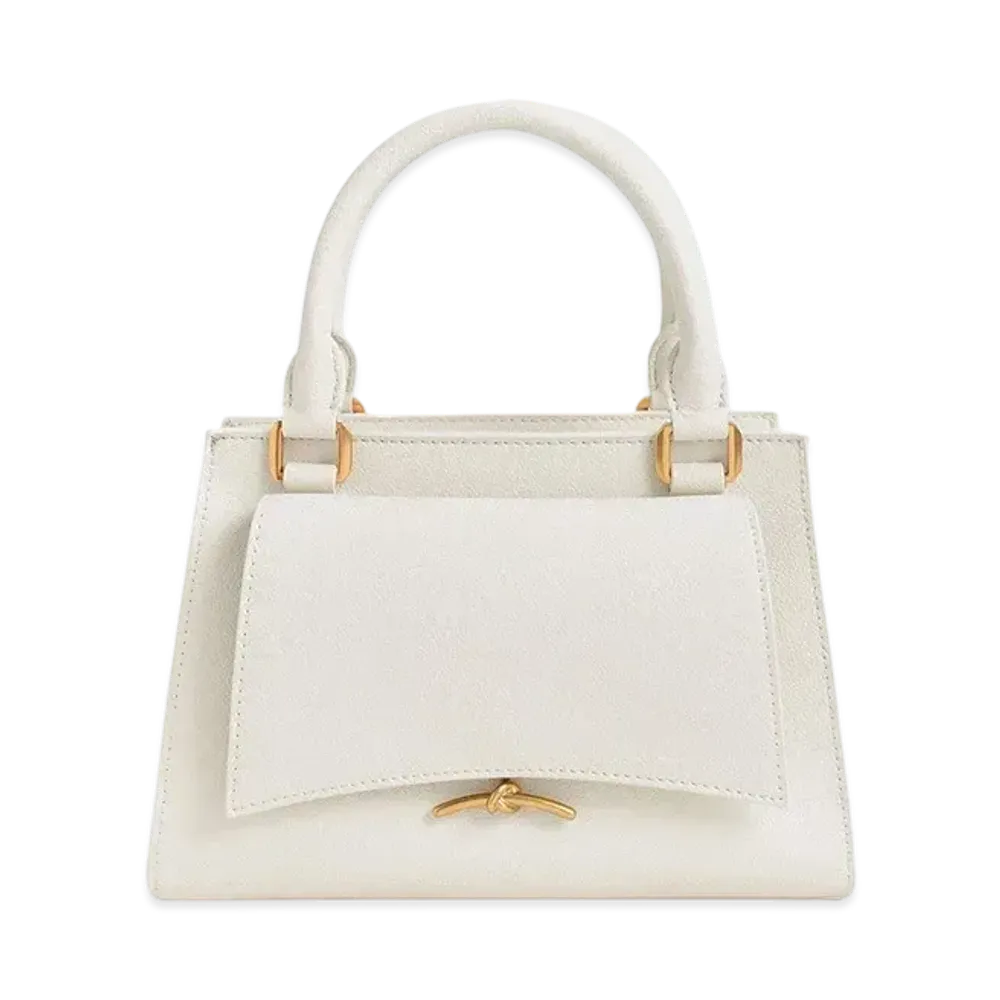 CHARLES & KEITH Huxley Trapeze Tote Bag "Cream"