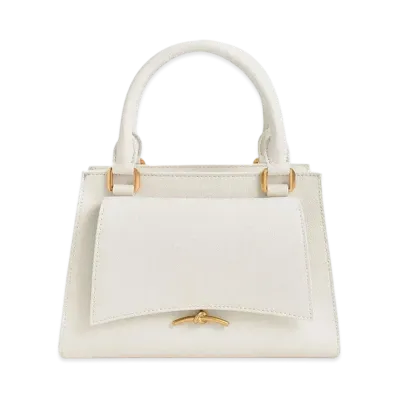 CHARLES & KEITH Huxley Trapeze Tote Bag "Cream"