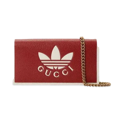 adidas x GUCCI Wallet With Chain "Red"